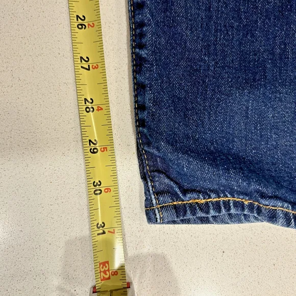 Men's Levi's 502 Taper Fit 34x34 Dark Wash - Stretch - Picture 13 of 14